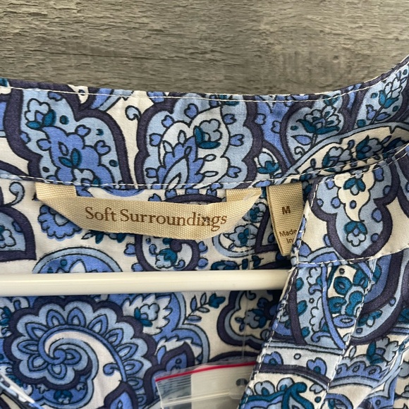 New soft surroundings Adeline short dress sz med - Picture 7 of 7